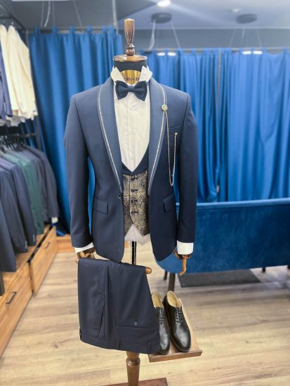 Смокинг MAZALTOVMAN 3-ка премиум Синий