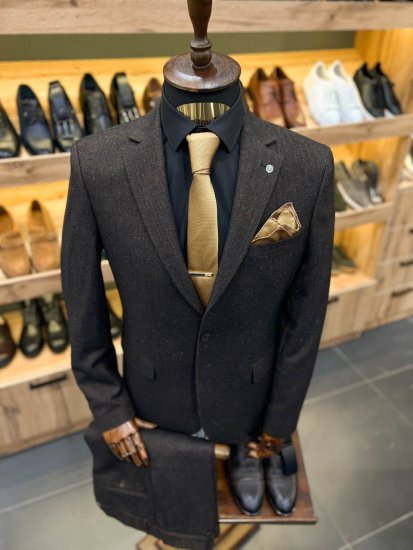 Костюм MAZALTOVMAN 2-ка Коричневый фактурный