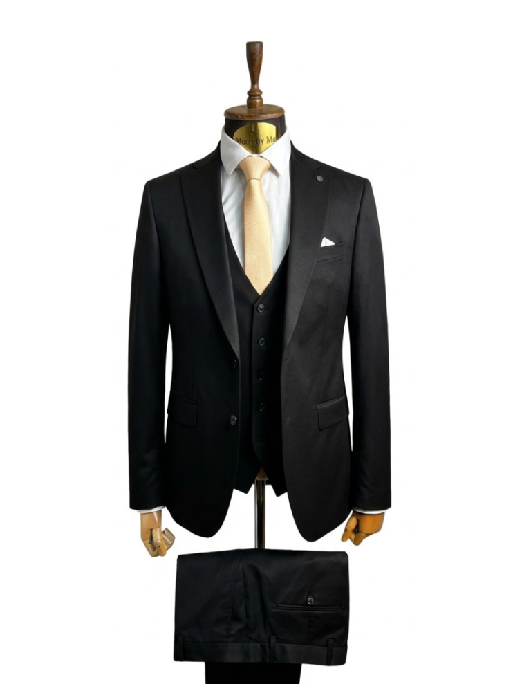 Костюм MAZALTOVMAN 3-ка Черный линейка премиум