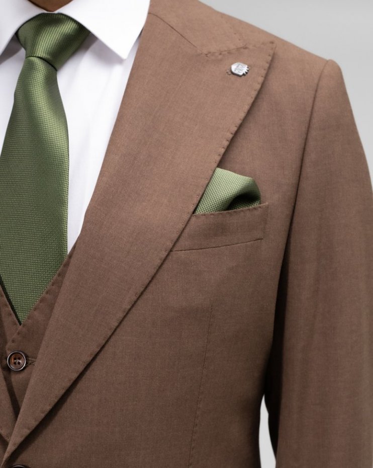 Костюм-тройка MAZALTOVMAN коричневый