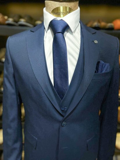 Костюм MAZALTOVMAN 3-ка Синий фактурный