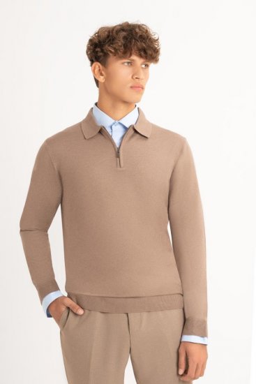 Поло ХЛФ Бежевое с замком