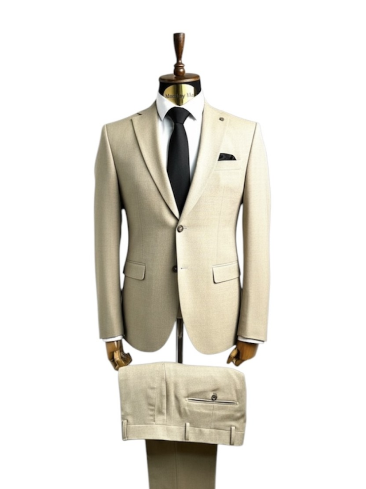 Костюм MAZALTOVMAN 2-ка премиум Бежевый фактурный