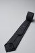 Мужской галстук Черный в белую крапинку