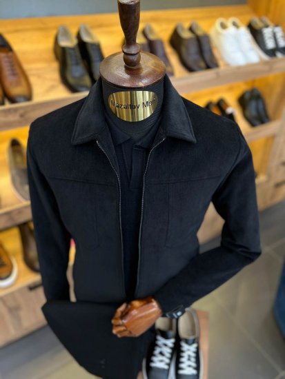 Куртка MAZALTOVMAN премиум Черная вельветовая