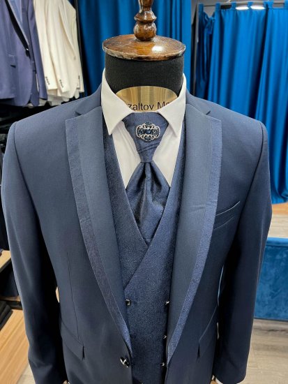 Смокинг MAZALTOVMAN 3-ка премиум Синий